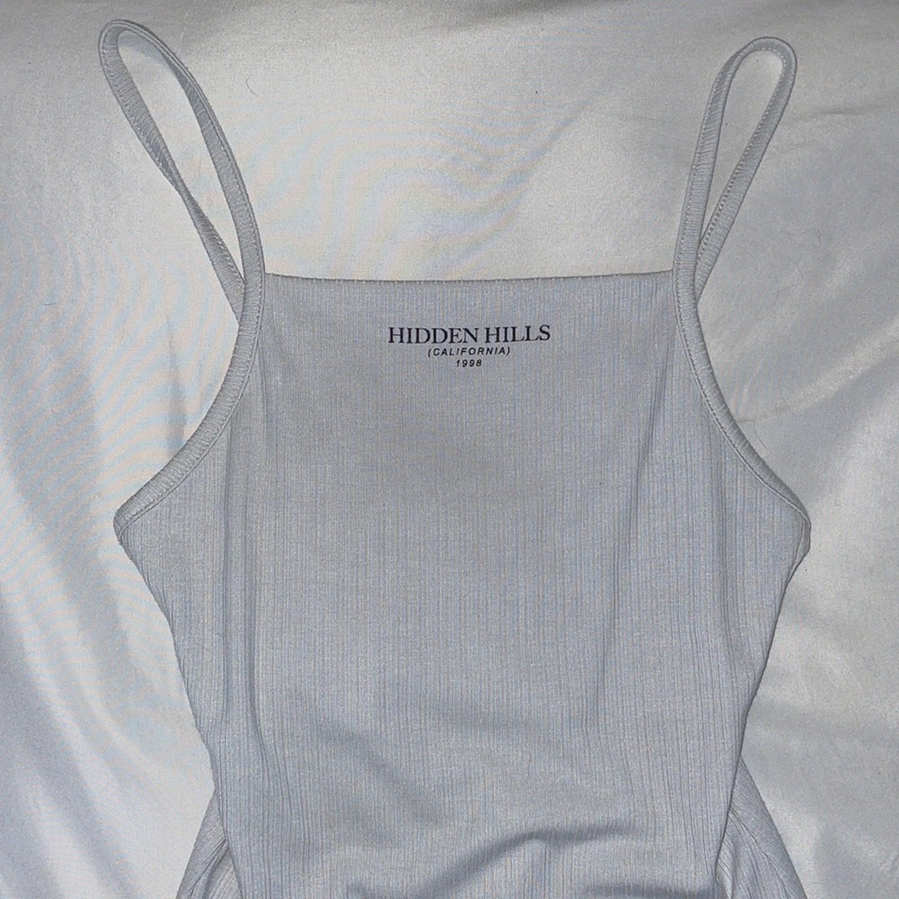 grey bodysuit